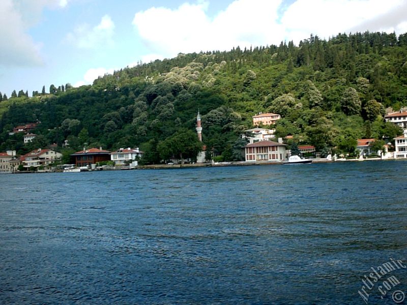 Denizden Vanik�y Mahallesi sahiline bak��.
