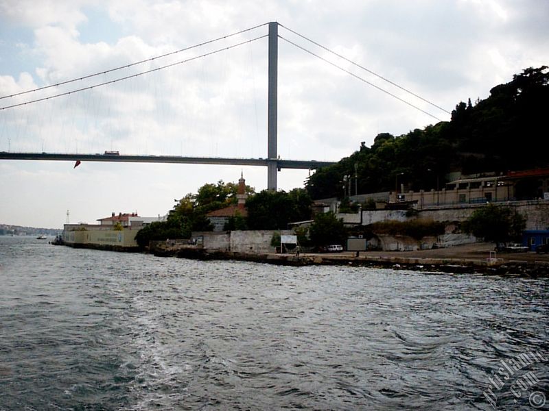 Denizden Ortak�y sahili.
