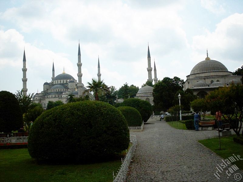 �stanbul`da Sultan Ahmet Camisi.
