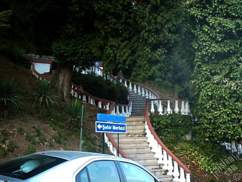 View of Termal-Gokcedere Village in Yalova city of Turkey.
