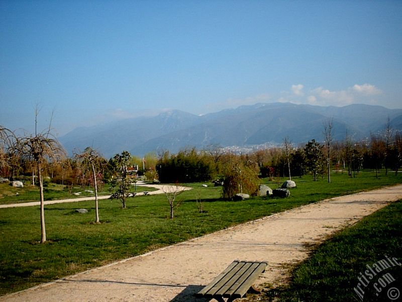 Bursa Botanik Park�ndan bir manzara.
