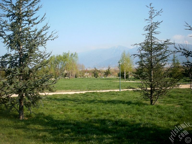 Bursa Botanik Park�ndan bir manzara.
