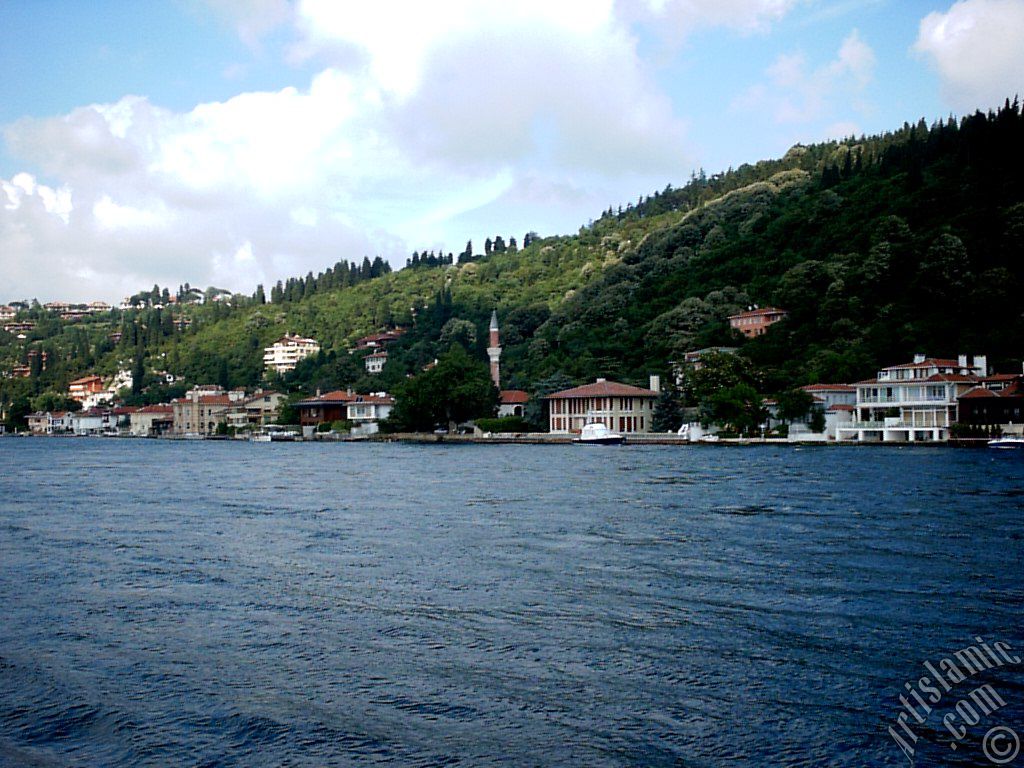 Denizden Vanik�y Mahallesi sahiline bak��.
