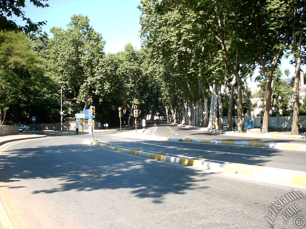 �stanbul Dolmabah�e Stad� �n�nden Be�ikta� y�n�ne bak��.
