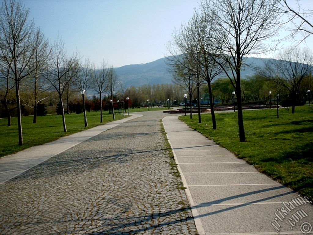 Bursa Botanik Park�ndan bir manzara.

