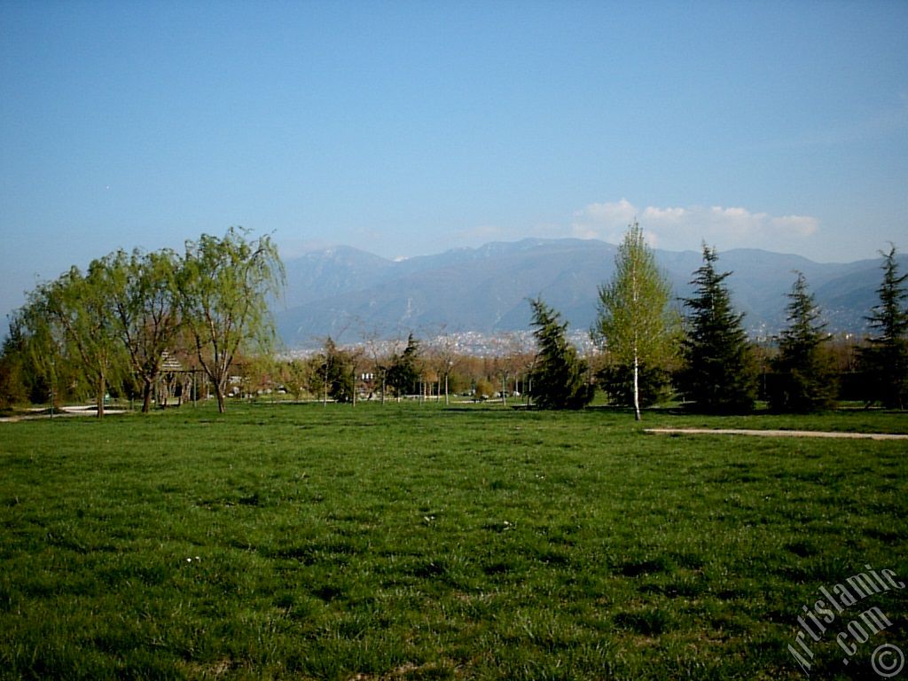 Bursa Botanik Park�ndan bir manzara.
