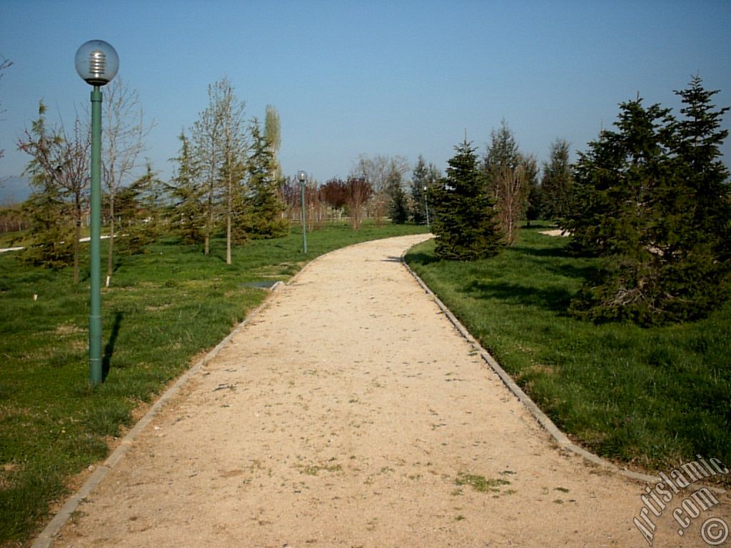 Bursa Botanik Park�ndan bir manzara.

