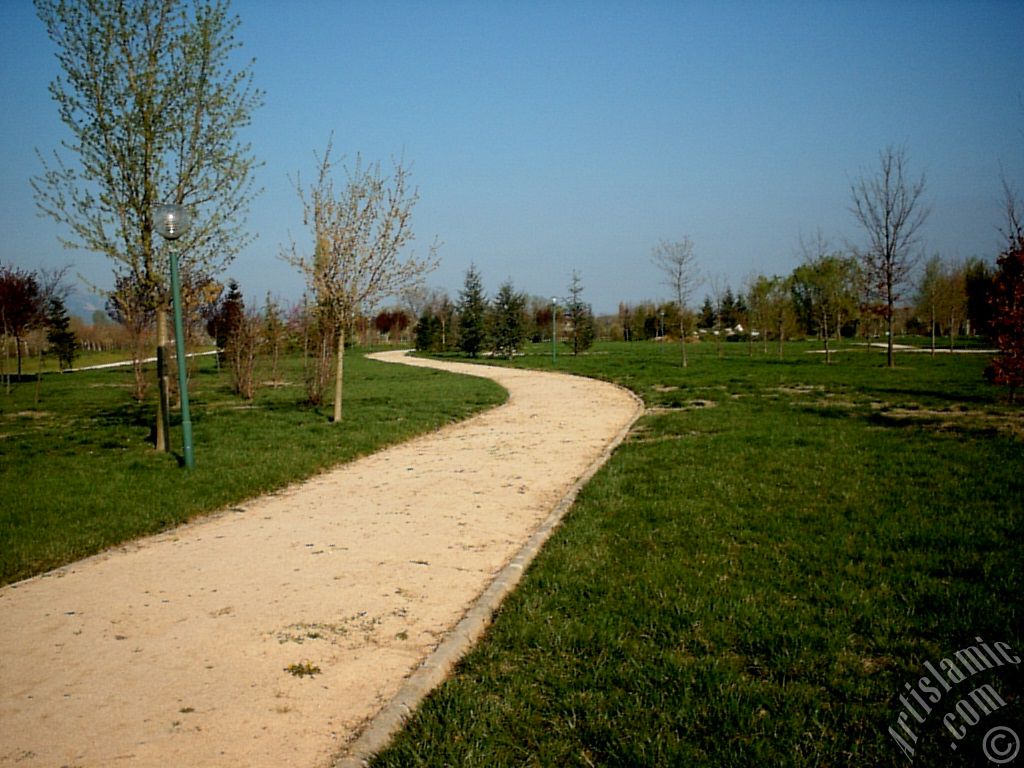 Bursa Botanik Park�ndan bir manzara.
