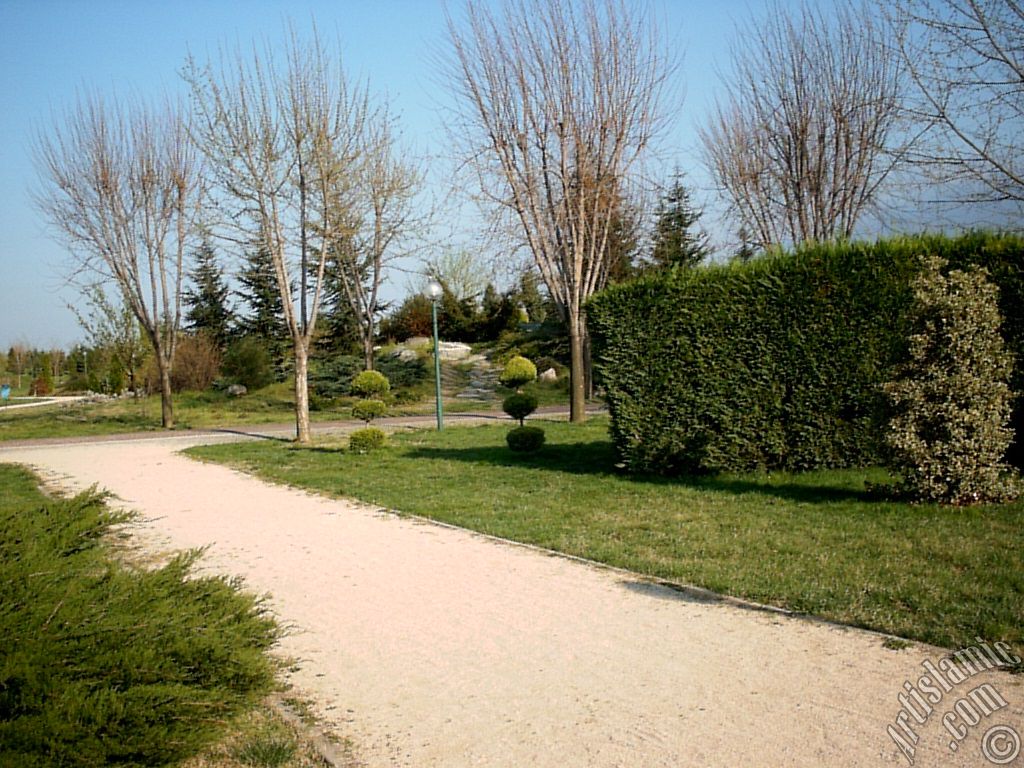 Bursa Botanik Park�ndan bir manzara.

