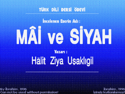 M�i ve Siyah (Blue And Black)